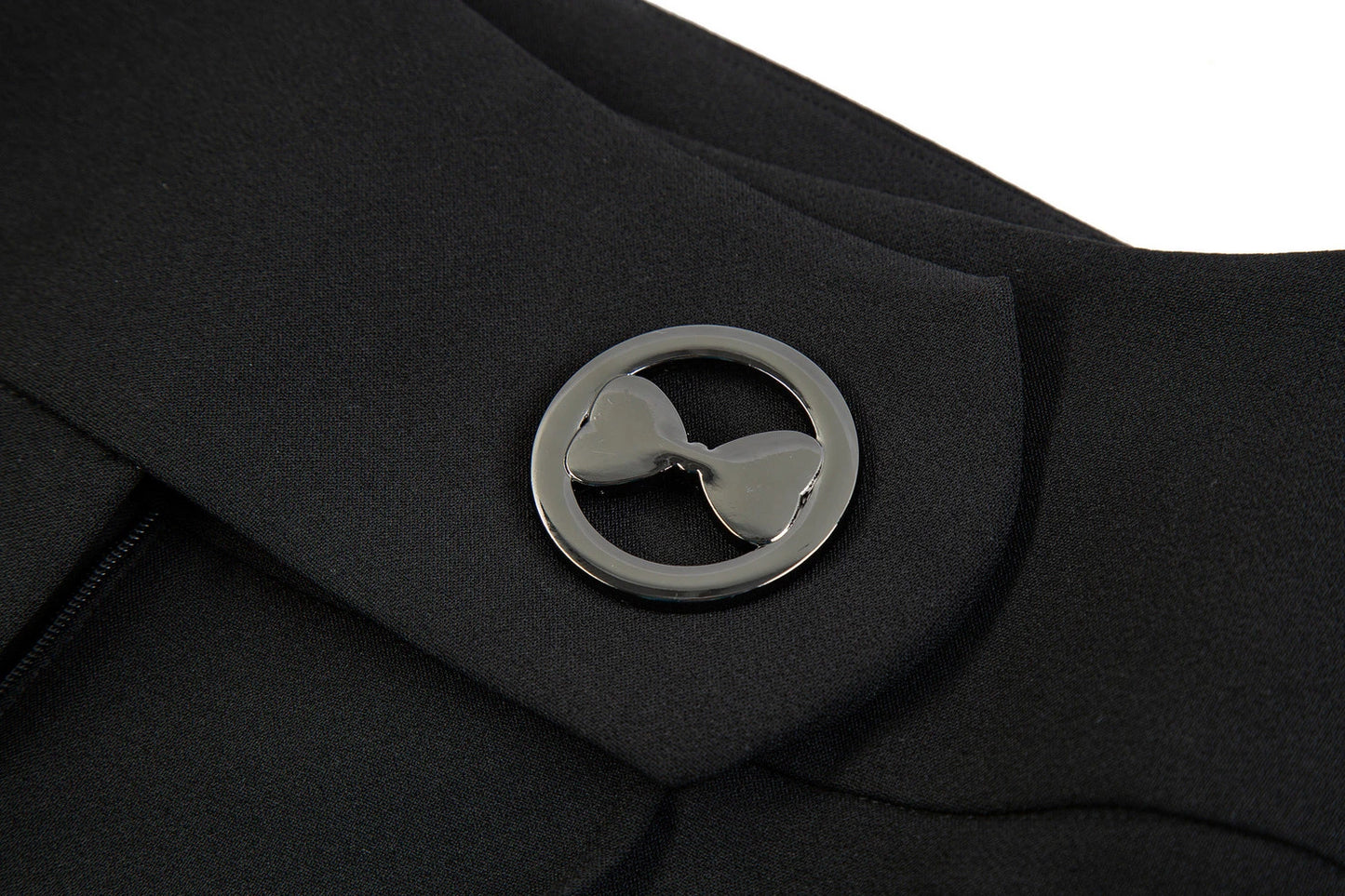 Iconic Large Button Suit - Long Blazer & Front Slit Pant