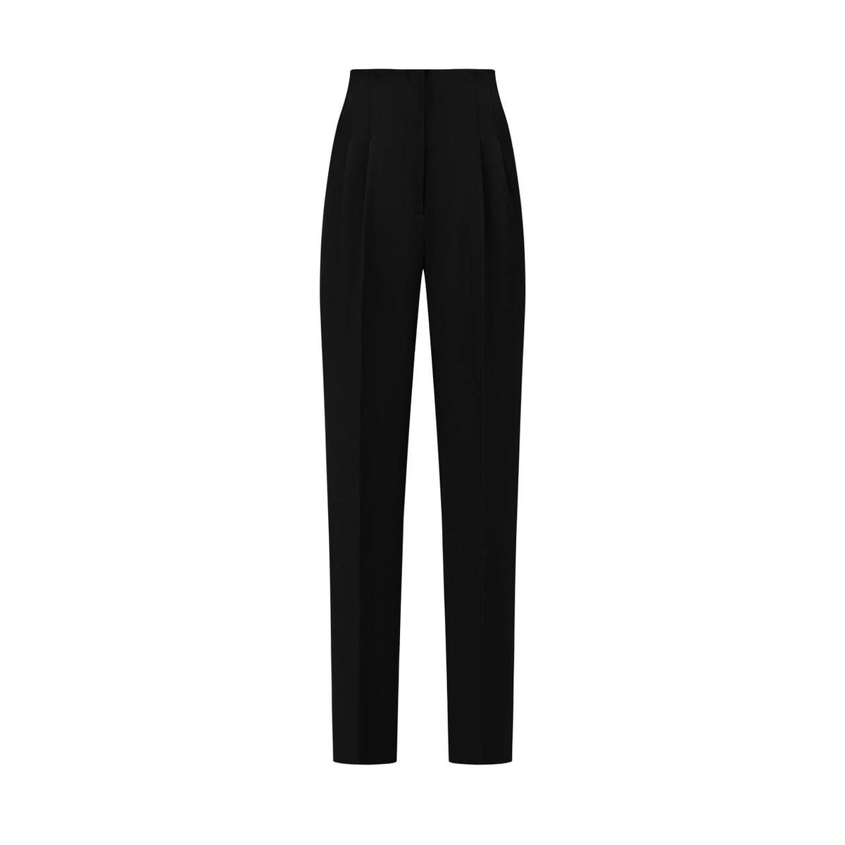 Black Belted Suit - With Ankle Pant