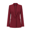 Iconic Single Button Blazer - Red