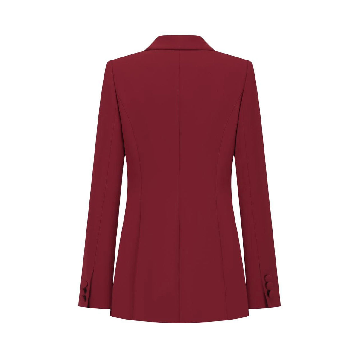 Iconic Single Button Blazer - Red