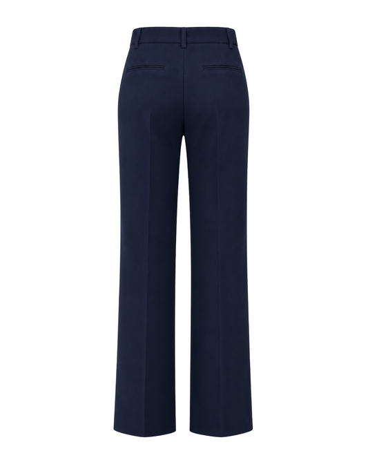 Sharp Straight Pant - Navy Blue