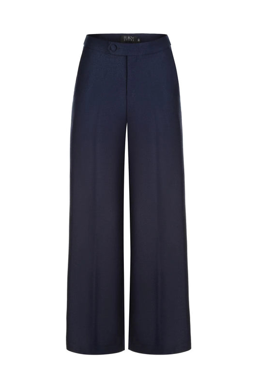 Sharp Glow Wide Pant - Navy Blue