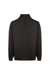 Iconic High Neck Satin Blouse - Black