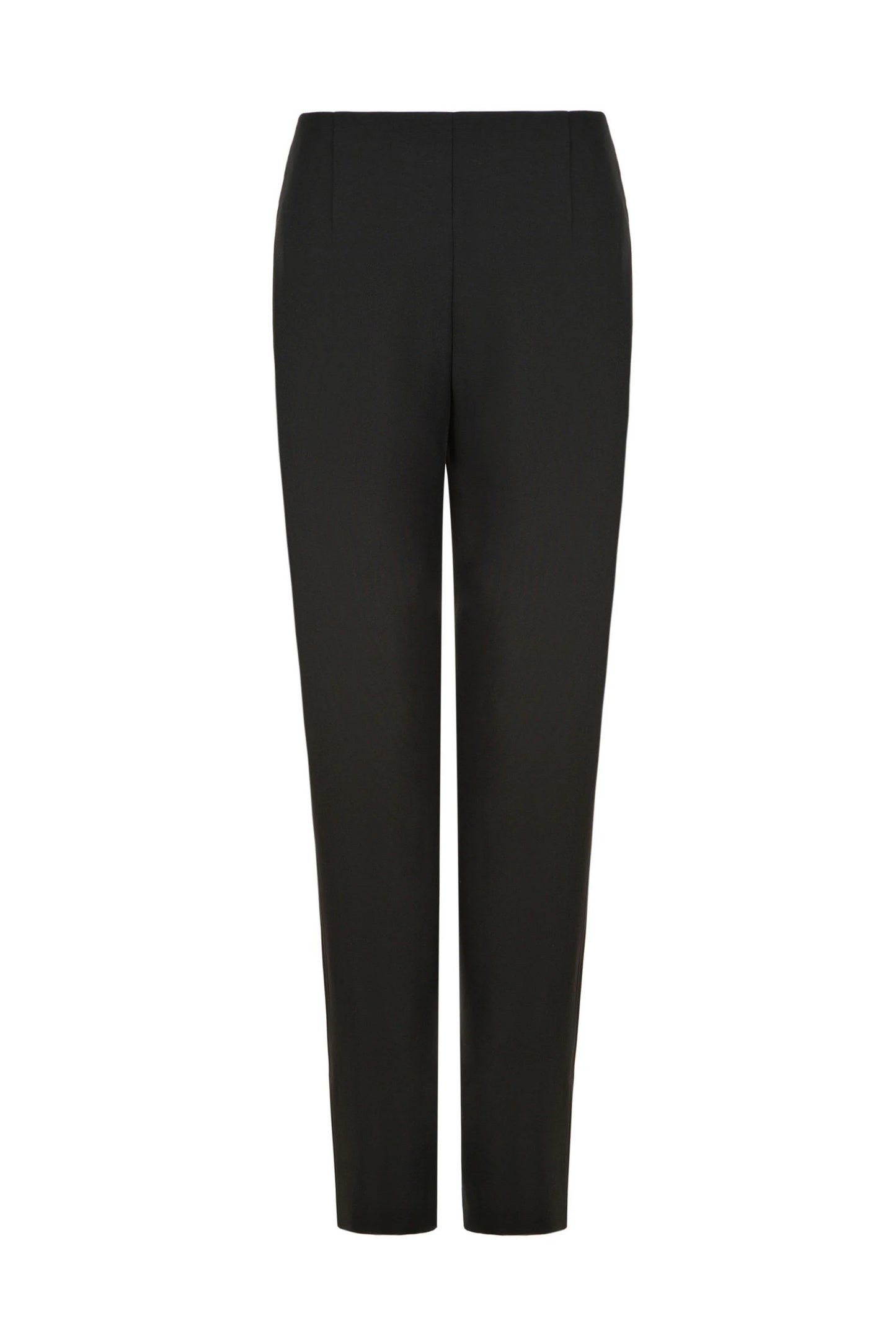 Iconic Bow Button Boot-Cut Pant - Black