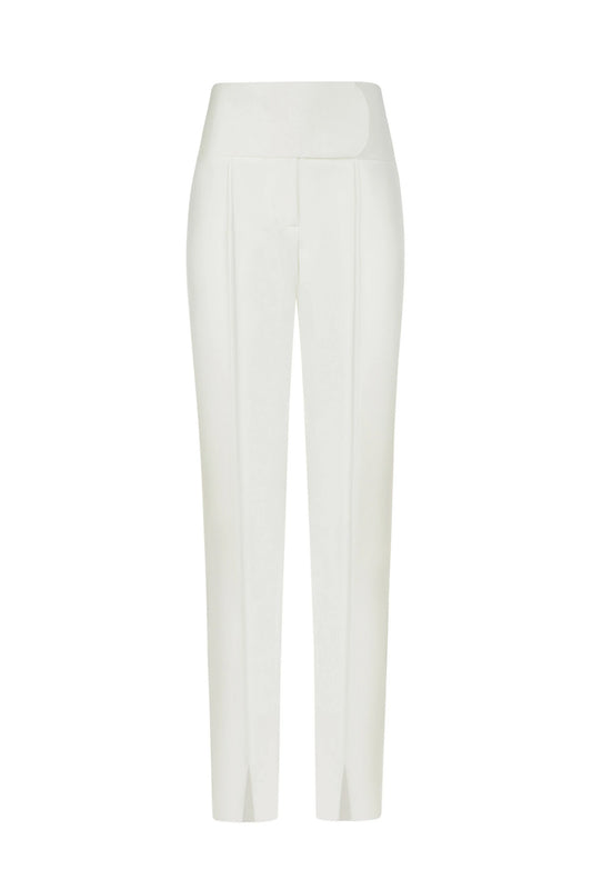 Iconic Sharp Boot-Cut Pant - Off-White