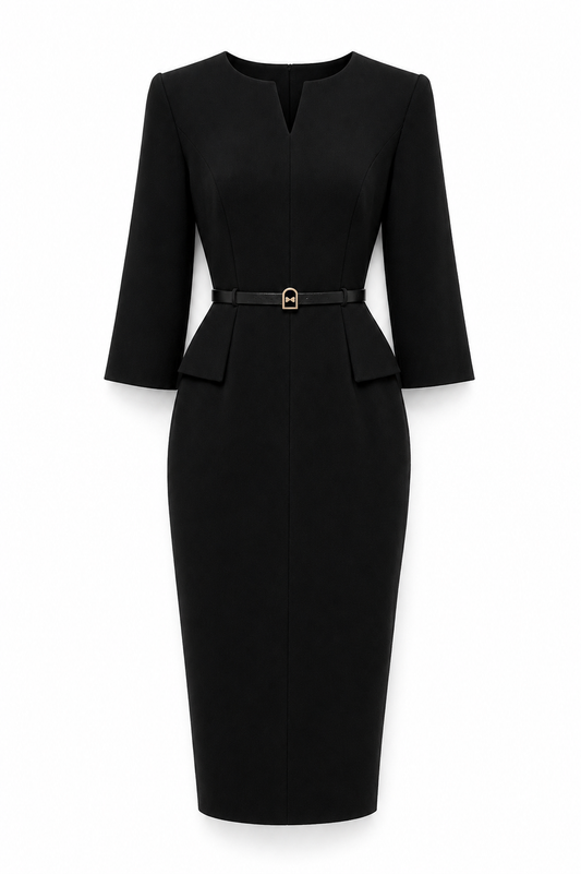 Iconic Midi Dress - Black