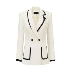 Asymmetrical Tux Style Blazer