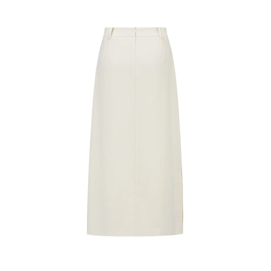 Sharp Maxi Skirt - White