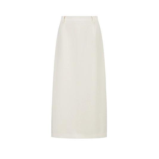 Sharp Maxi Skirt - White