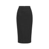 Classic Midi Pencil Skirt - Black