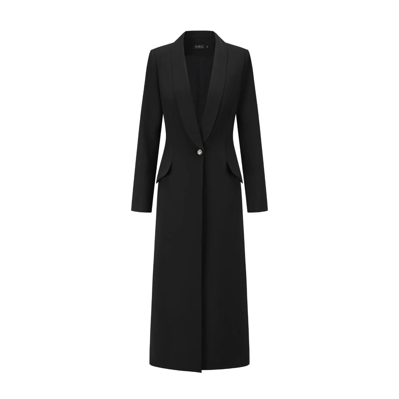 Sharp Single Button Floor Blazer - Code Bold