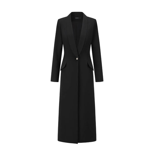 Sharp Single Button Floor Blazer - Code Bold