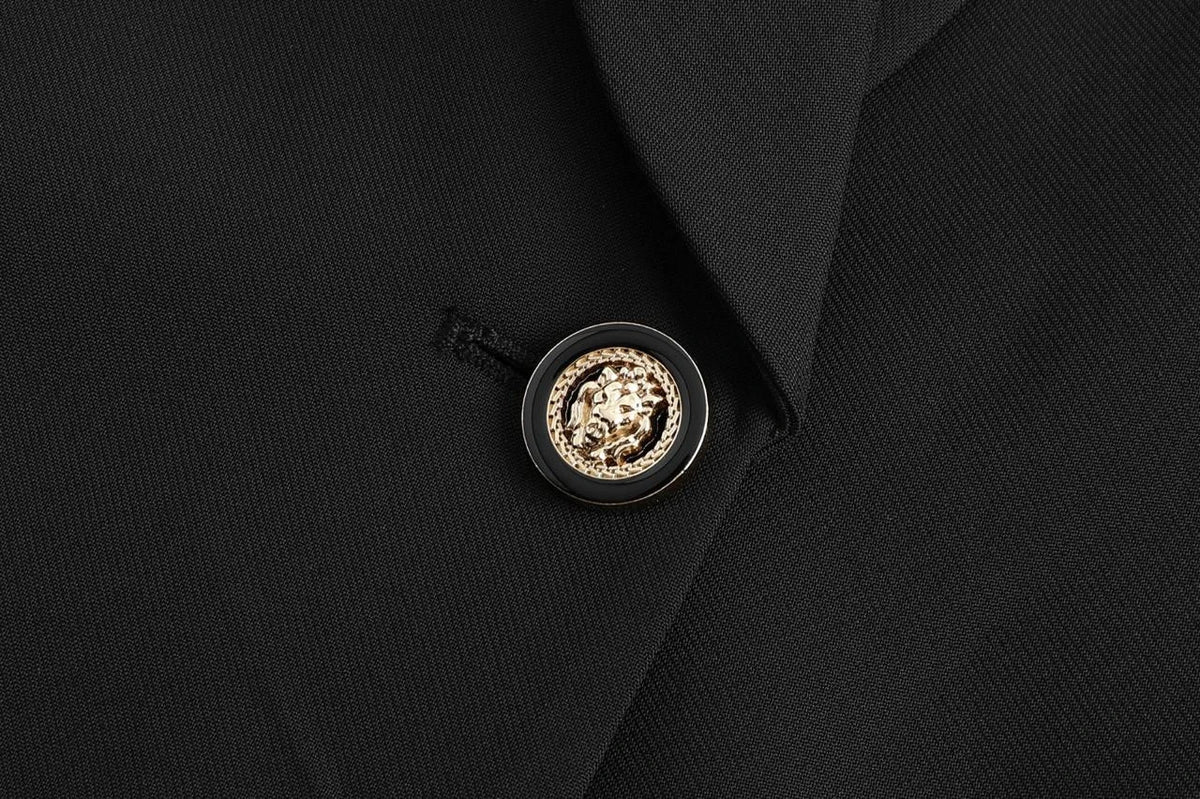Sharp Single Button Floor Blazer - Code Bold