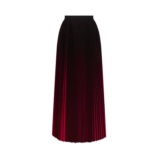 Iconic Pleated Skirts - Ombre Red