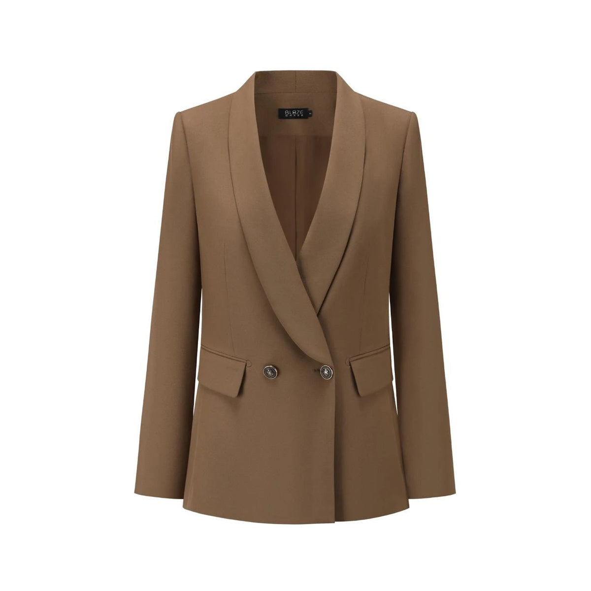 Sharp Waterproof Blazer - Brown