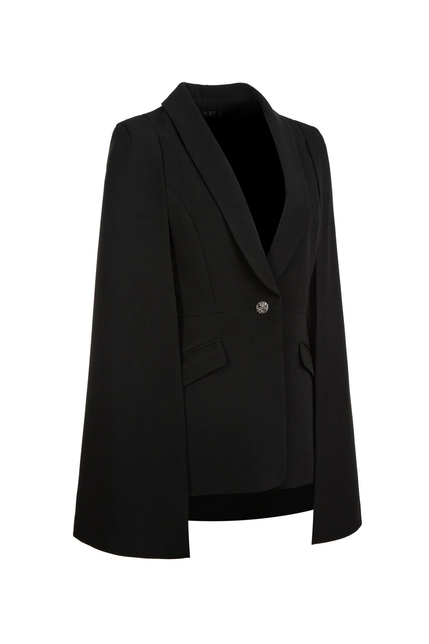 Iconic Cape Blazer - Black