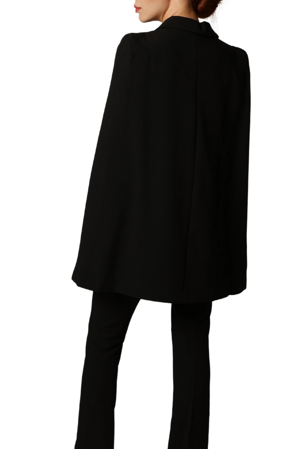 Iconic Cape Blazer - Black