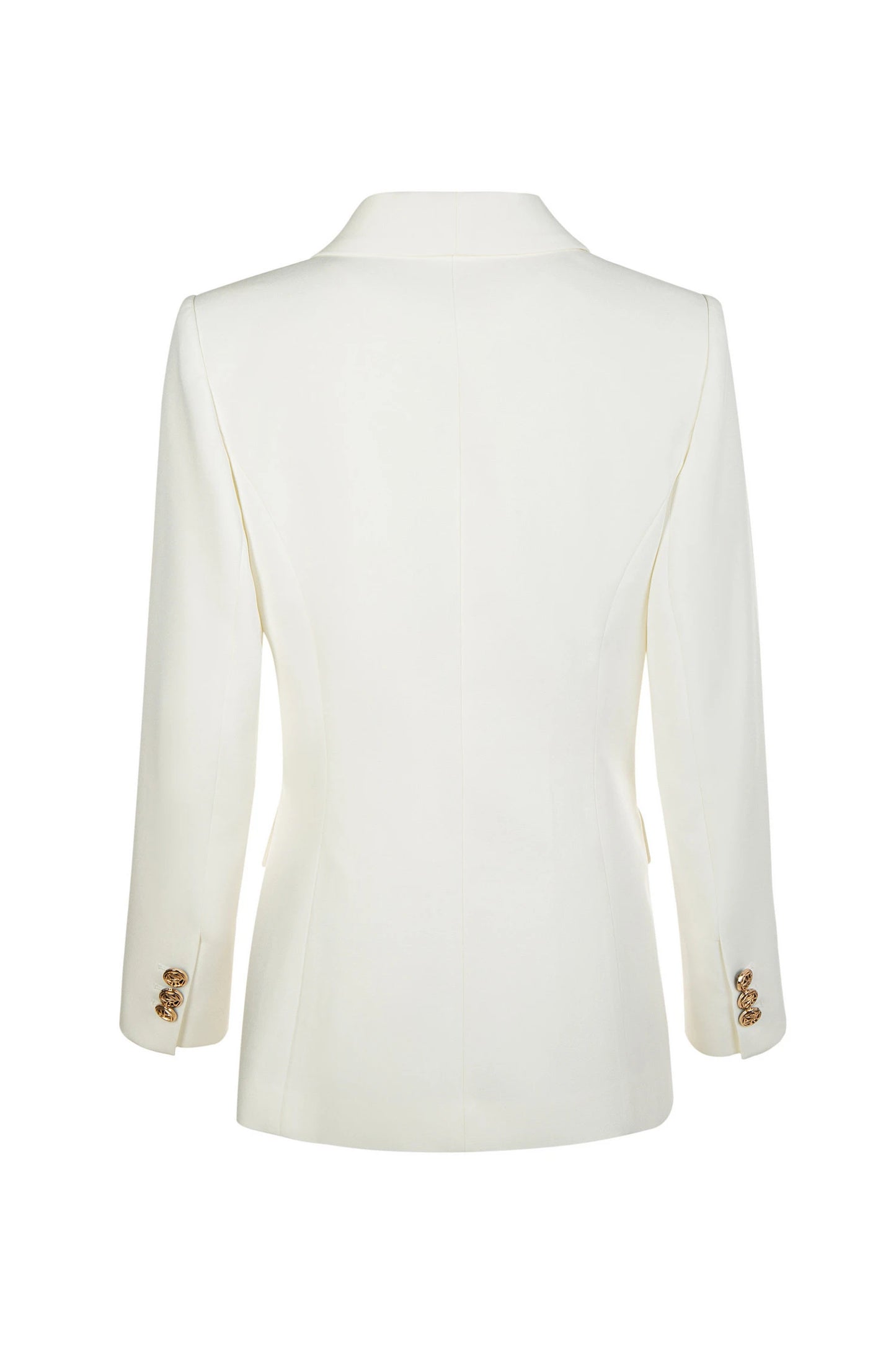 Iconic Gold Double Breasted Blazer - Off-White