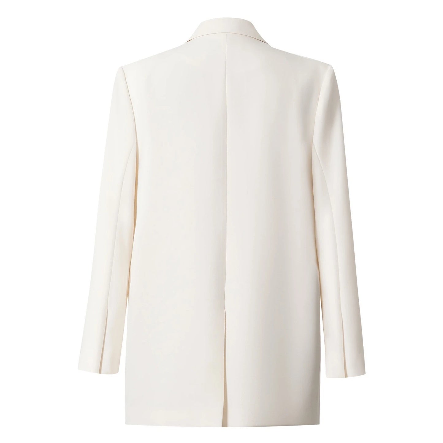 Sharp Oversized Blazer - White